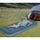 Dyshek ajri Jilong Flocked Mattress 24501, 191x73x22 cm, për një person, blu gri