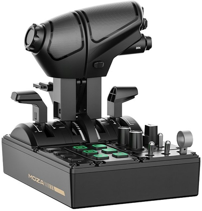 Панел за гас за симулации на летање MOZA Racing MTQ AS014, USB, за PC, црн