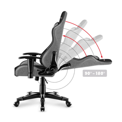 Karrige lojërash për fëmijë Huzaro Ranger 6.0, 100-160 cm, 130 kg, e hirtë