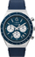 Orë për meshkuj Timex Q Chronograph TW2W51700UK, e kaltër/argjendtë
