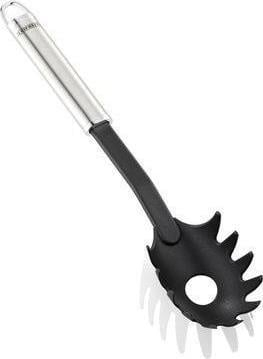 Lugetë makarone Leifheit 24060, najlon dhe çelik inox, rezistente ndaj nxehtësisë, e zezë