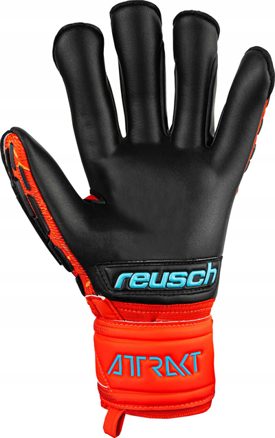 Doreza portjeri për kalamaj Reusch Attrakt Freegel Gold Evolution Cut Jr, Grip Gold, Evolution Negative, portokalli me të zezë