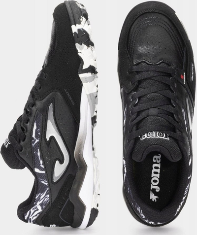 Këpucë futbolli Joma FS Reactive 2501 TF M, taban goma për bar sintetik, me lidhse, të zeza