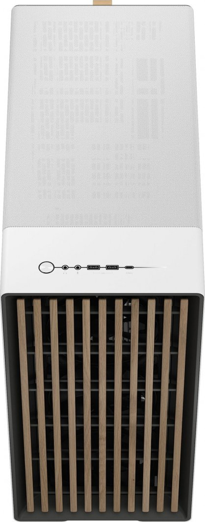 Kasë Fractal Design North XL Clear, e bardhë, Midi Tower