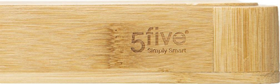 Kuti bizhuterish 5five Bamboo, pasqyrë e integruar, 24 x 14 cm, ngjyrë druri natyral