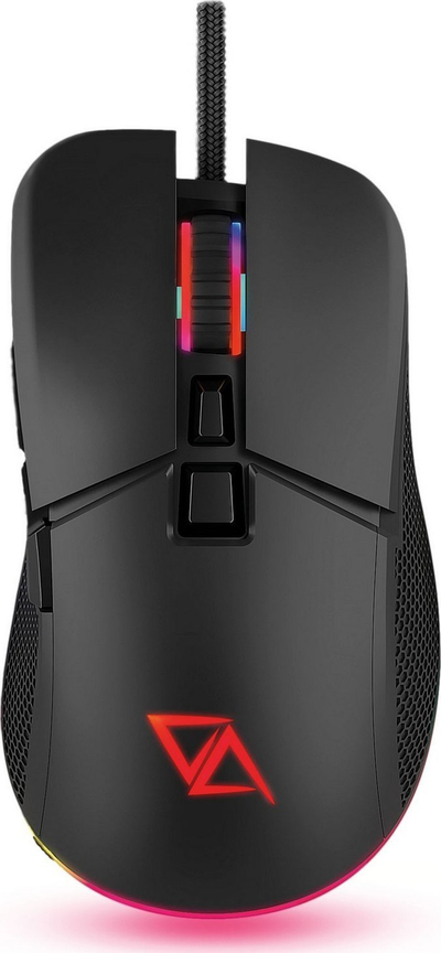Maus për lojëra California Access Iberian CA1043, 6400 dpi, RGB, i zi