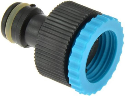 Приклучок за чешма GEKO, 1/2"-3/4", пластика, зелен