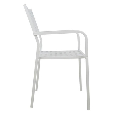 Kolltuk metalike Zeta, 54×51×84 cm (HM5031.02), bardhë