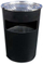 Kosh plehrash Okko Round Bin With Ashtray T-Y0617m, 17L, metalik, i zi
