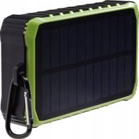 Powerbank solar Denver 117140100000, 10000mAh, 2x USB, i zi jeshil