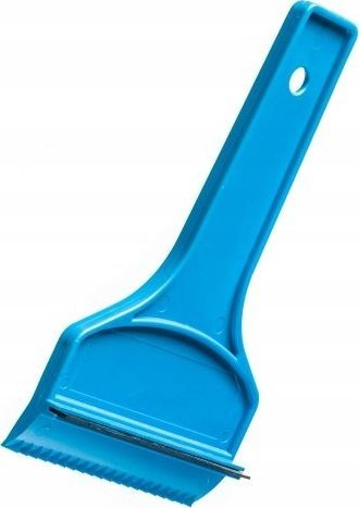 Gërvishtëse akulli për xham makine Virage 97-013, me teh gome, plastike, blu