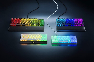 Set i tasteve të zëvendësueshme Razer Phantom Keycap Upgrade, i bardhë