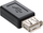 Adapter USB InLine 31613, microUSB në USB A, i zi