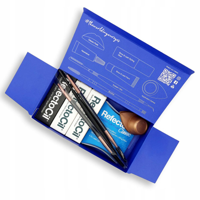 Set lifting qerpikësh RefectoCil Eyelash Lift Kit Classic, 2x3.5ml perm, 2x3.5ml neutralizues, blu