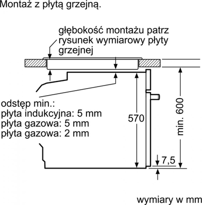 Furrë e integruar Bosch HBA534EB0