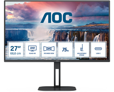 Monitor AOC Q27V5C - LED, 27\", QHD, i zi