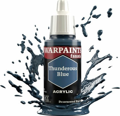 Ngjyrë akrilike The Army Painter Warpaints Fanatic Thunderous Blue, 18 ml, blu