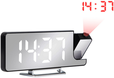 Orë me zile BLOW CL-01, me projektor muri, ekran LCD, e zezë