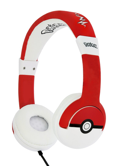 Kufje OTL Pokemon Pokeball Kids, të kuqe