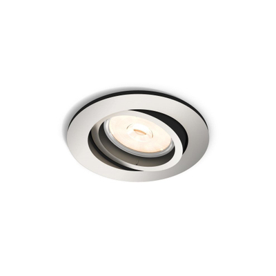Spot tavanor Philips Donegal 8718696160831, 5.5W, GU10, krom mat