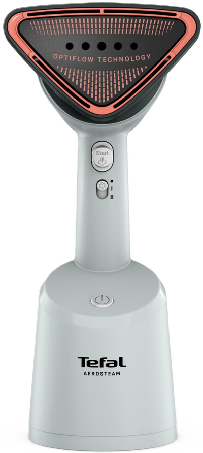 Avullore rrobash Tefal AeroSteam DT9814F0, 1000W, rezervuar 100 ml, eukalipt