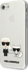 Mbulesë telefoni Karl Lagerfeld KLHCI8CKTR, për iPhone 7 8 SE 2020, polikarbonat i tejdukshëm, transparente