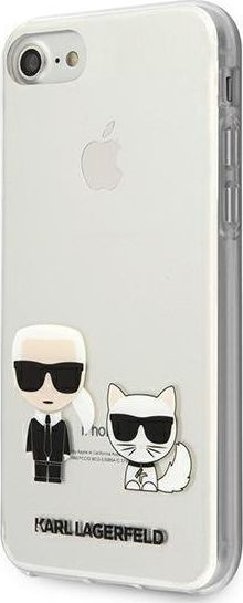 Mbulesë telefoni Karl Lagerfeld KLHCI8CKTR, për iPhone 7 8 SE 2020, polikarbonat i tejdukshëm, transparente