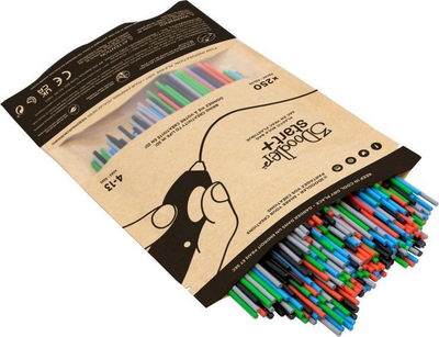 Plastikë 3D 3Doodler Start Eco, që tretet natyrshëm, pa BPA, me shumë ngjyra
