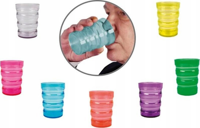 Gotë Sundo për persona me aftësi të kufizuara, 200ml, me kapak, blu e çelët