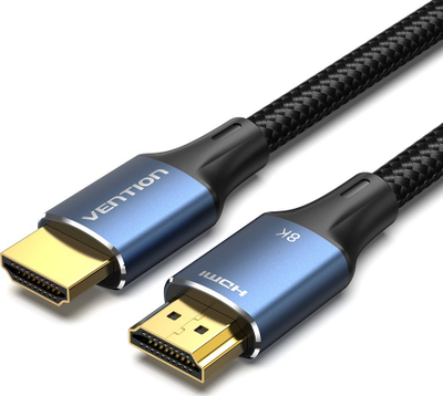 Kabllo HDMI Vention Cotton Braided, 8K, 2m, blu