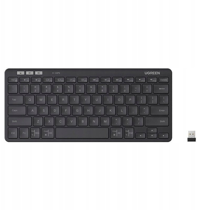 Tastierë UGREEN K551 Slim Wireless, Bluetooth 2.4G, 78 taste, e bardhë