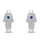 Vathё Brilio Silver Hamsa EA667W
