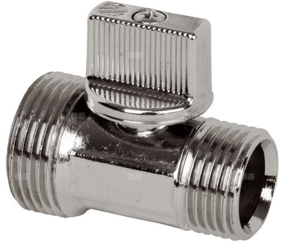 Rubinet sferik mini Arco, 1/2" x 3/4", bronz, krom