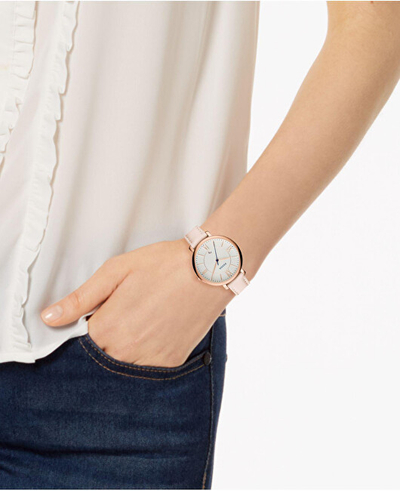 Fossil Jacqueline часовник, Blush кожа, Rose Gold-Tone, 36mm