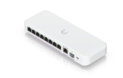 Swich Ubiquiti UniFi Flex 2.5G, 8x 2.5G RJ45, 10G SFP+, i bardhë