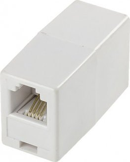Lidhës modular Roline R1-4, 6p4c, 1F/1F, transparent