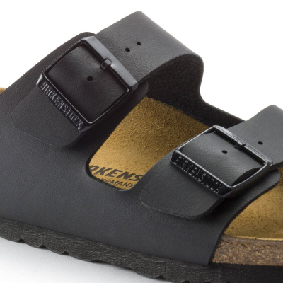 Shapka Birkenstock Arizona 51791, shollë tapë, mikrofibër vegane, të zeza