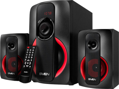 Folës kompjuteri Sven MS-304 2.1, 40W, USB Bluetooth FM, i zi