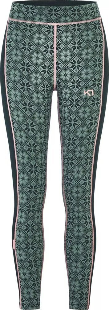 Pantallona termike Kari Traa Rose High Waist për goca, madhësia L, jeshile