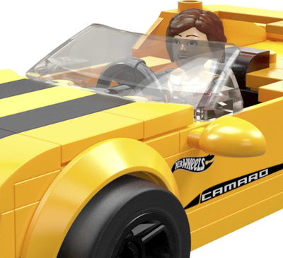 Set ndërtimi MEGA Hot Wheels ‘17 Camaro, 89 pjesë, 5+, i verdhë