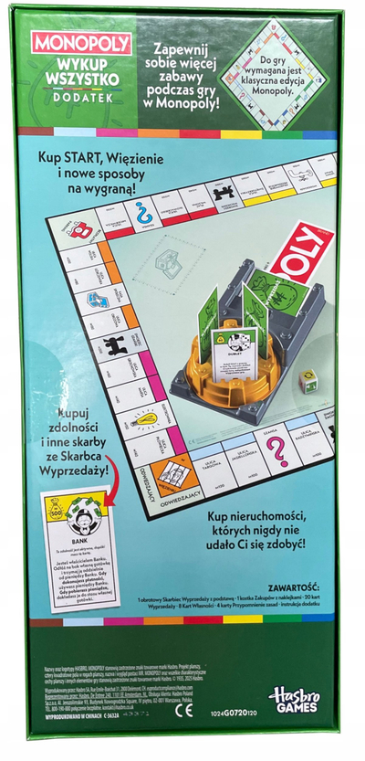 Loja shtesë Hasbro Monopoly Buy It All, zgjerim për Monopoly, shumëngjyrëshe