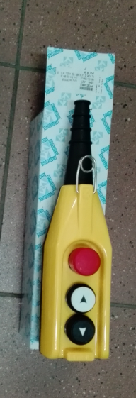 Varëse kontrolli me 3 butona Promet PV3E30B2, e verdhë