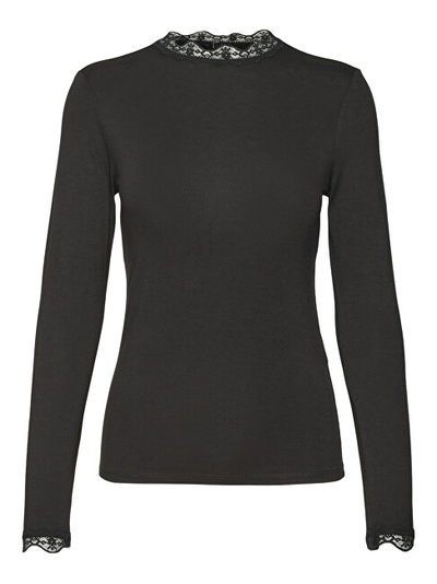 Bluzë e zezë slim fit për femra Vero Moda 10295141