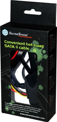 Адаптер Hot Swap SATA II SilverStone CP05, со кабел, црн