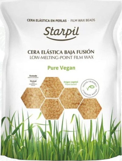 Dyll depilimi Pure Vegan Elastic Wax, kokrriza, 1kg, ngjyrë e artë