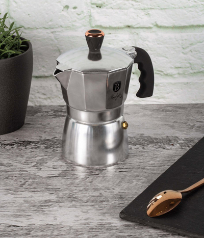 Xhezve espresso Berlinger Haus Moonlight Edition, 3 filxhanë, gri