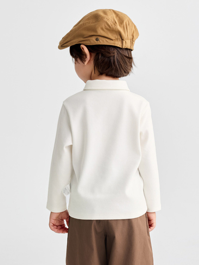 Këmishë Little Ribbon Collar Cream