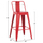 Stol metalik Melita 42×42×98 cm (HM8574.04)