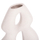 Dekor tavoline qeramike Isil 26x9,5x29,5Hcm (HM4598.01), bardhë