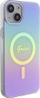Mbrojtëse telefoni Guess GUHMP15MHITSU për iPhone 15 Plus 14 Plus 6.7", MagSafe, e vjollcë iridescente